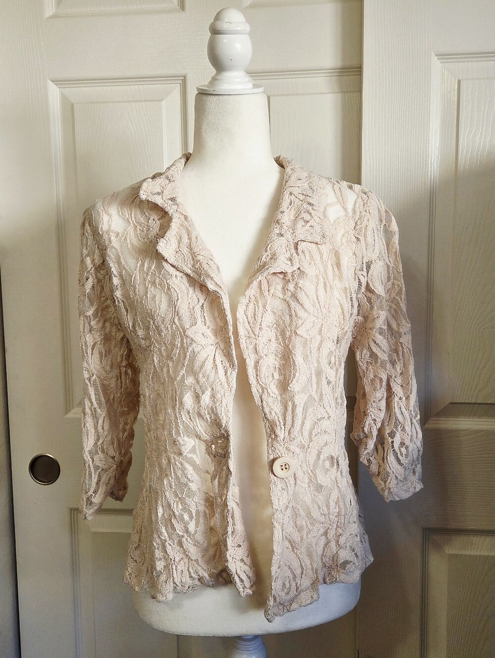 90's Romantic Inspired Lace Blazer Pxl